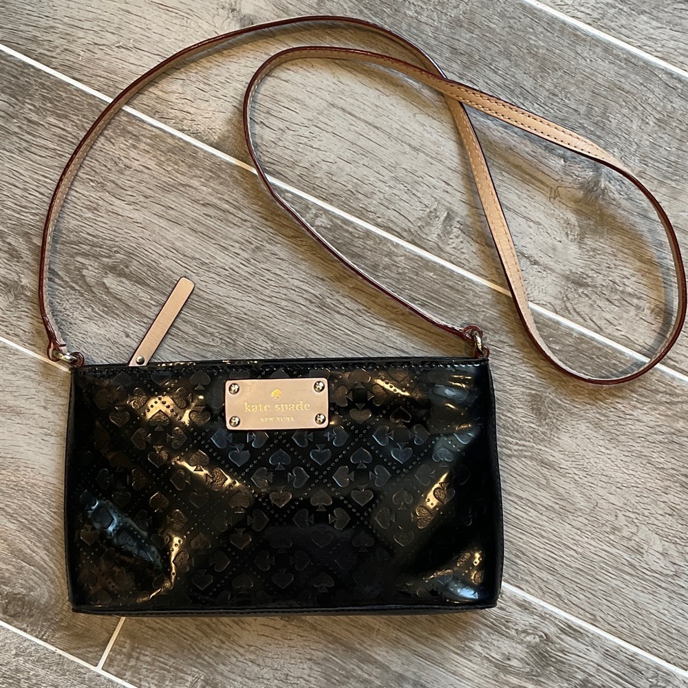 Kate Spade Patent Leather Embossed Crossbody